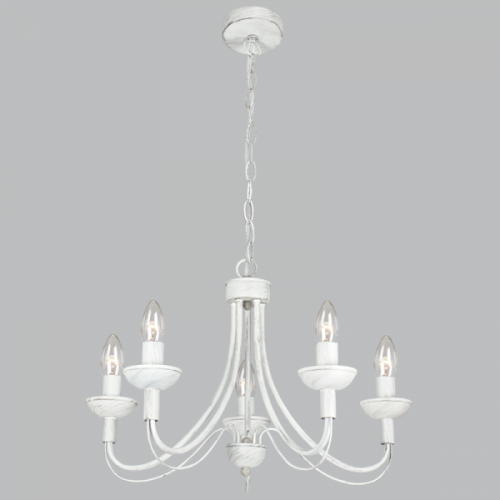 Bright Star Fossil Metal Chandelier 5X60W SES - Superior Electrical