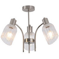 Thumbnail for Bright Star Satin Chandelier With Glass 3X60W ES - Superior Electrical
