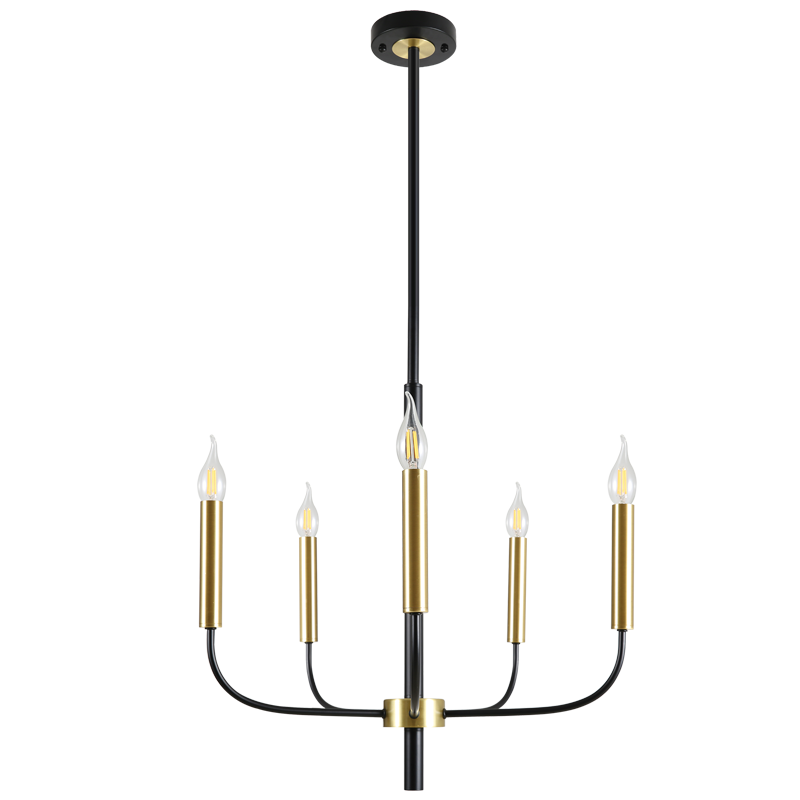 Bright Star Metal Chandelier 5X60W SES - Superior Electrical