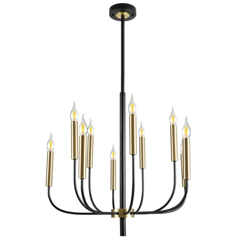 Bright Star Metal Chandelier 10X60W SES