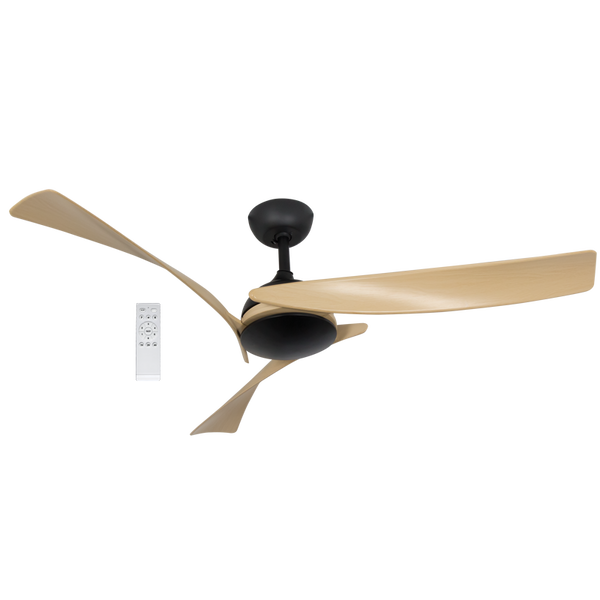 52" 3-Blade Ceiling Fan 35W Remote