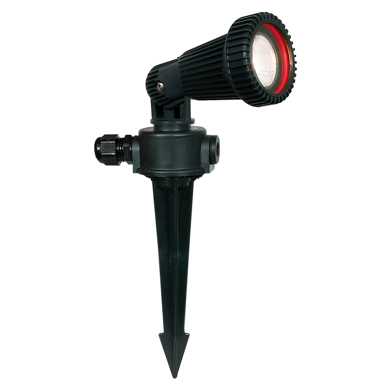 Bright Star Plastic Spike, 35W GU10 IP54 79X130Mm Spike 250Mm