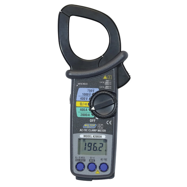 Veti 2000A AC/DC Clamp Meter, CAT IV 600V