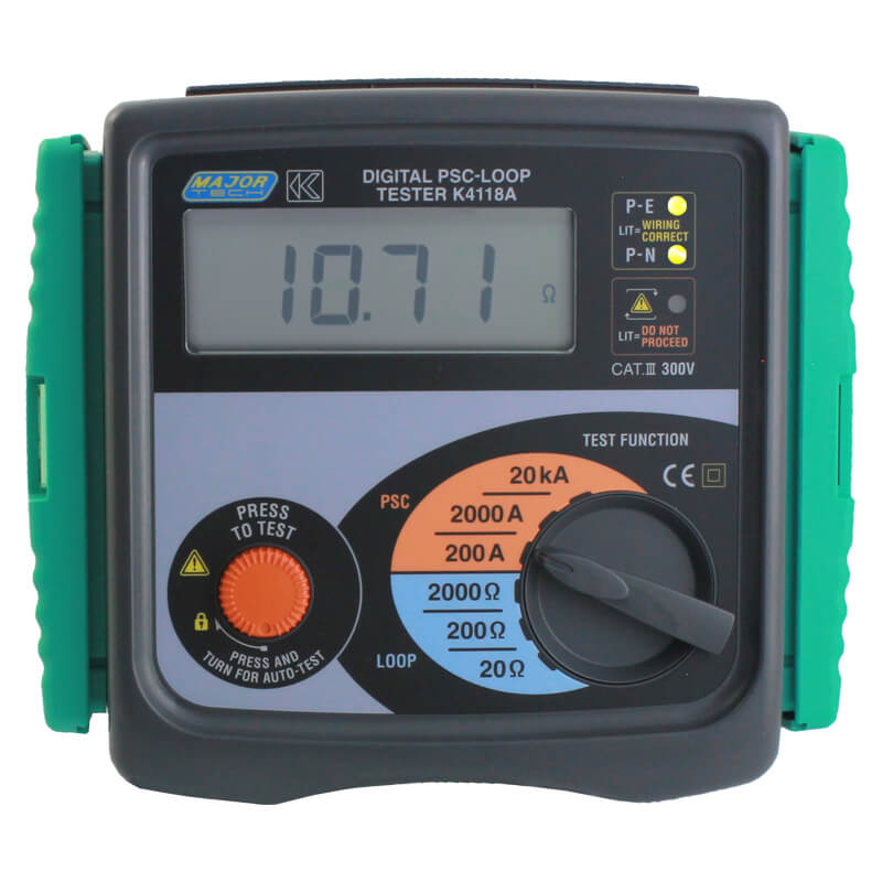 Veti Digital Loop & PSC / PFC Tester, CAT III 300V