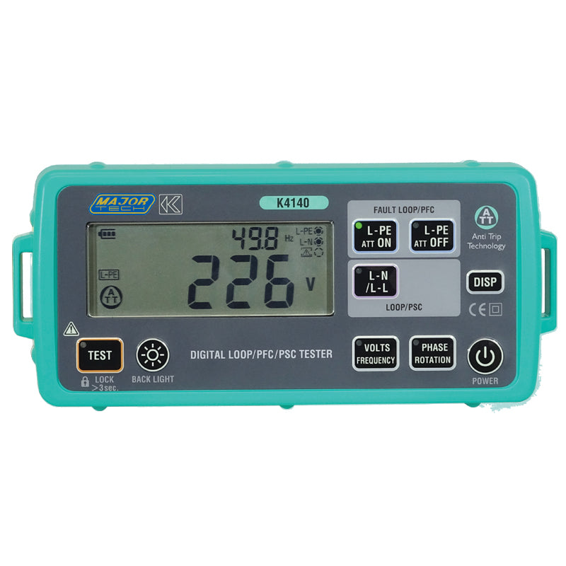 Veti Digital Loop & PSC / PFC Tester, CAT III 300V