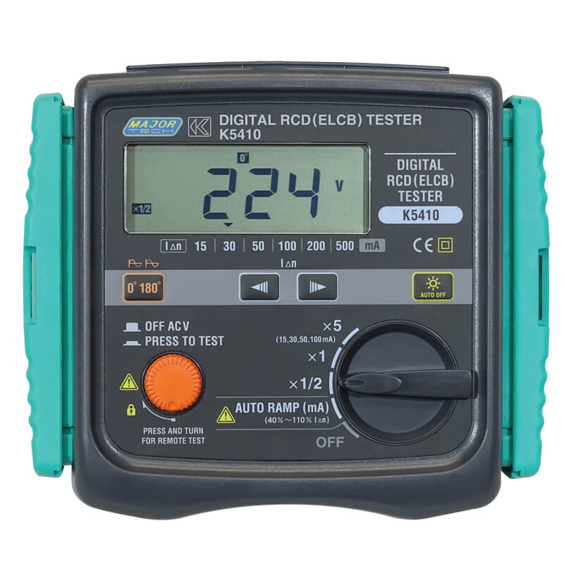 Veti Digital RCD (ELCB) Tester, CAT III 300V