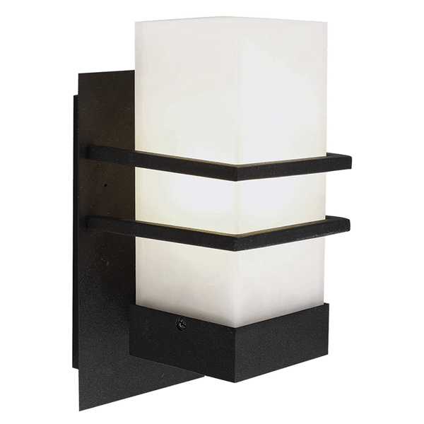 Bright Star 1 X 11W Es Ip44 Die Cast Alu Frosted Glass