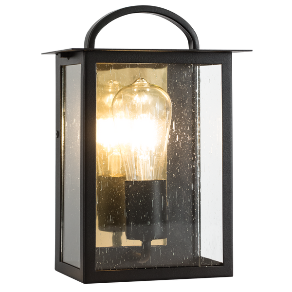 Bright Star Metal 1/2 Latern Speckled Glass IP44 1X60W ES
