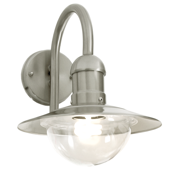 Bright Star Wall bracket Poly Cover IP44 S/s 1x15W ES from Superior Electrical