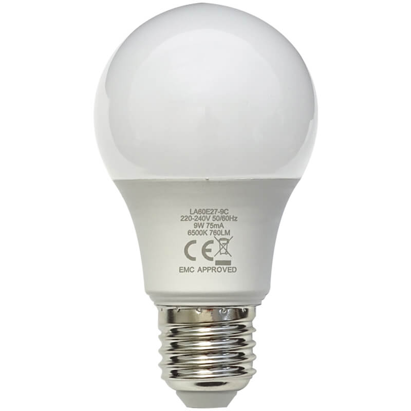 Veti 9W A60 E27 LED Lamp 6000K