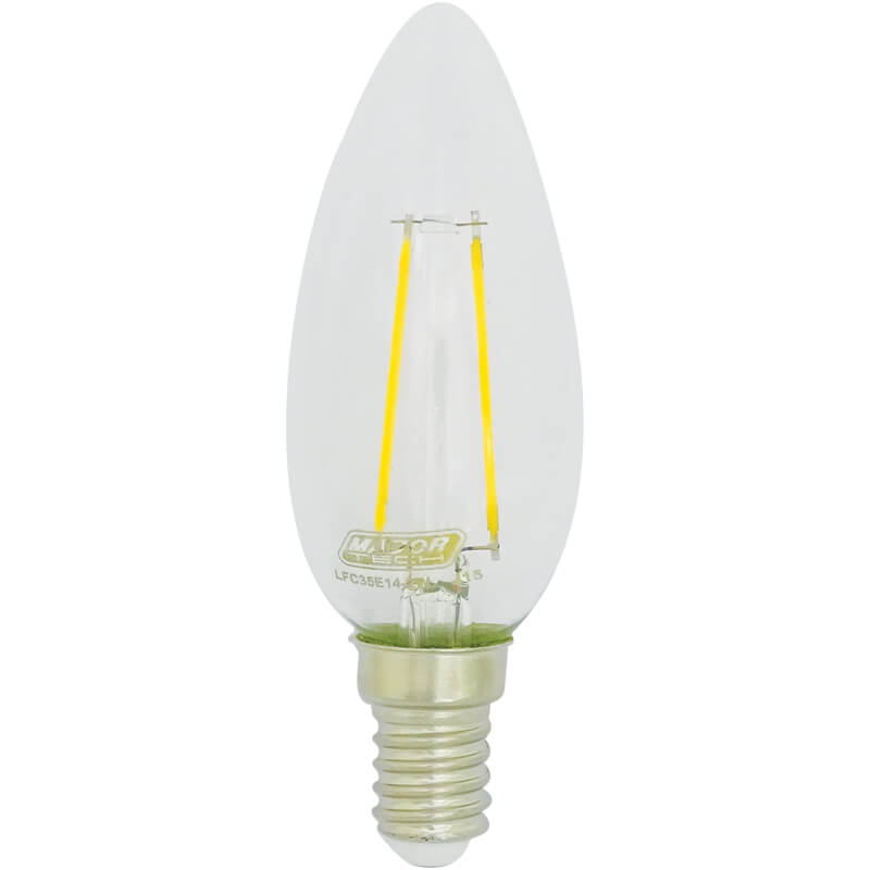 Veti 2W Filament Candle E14 LED Lamp 3000K