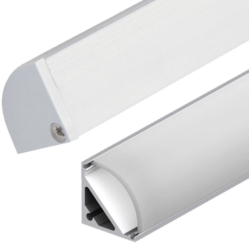 Veti 16mm Quater Round Profile with Frosted Diffusor