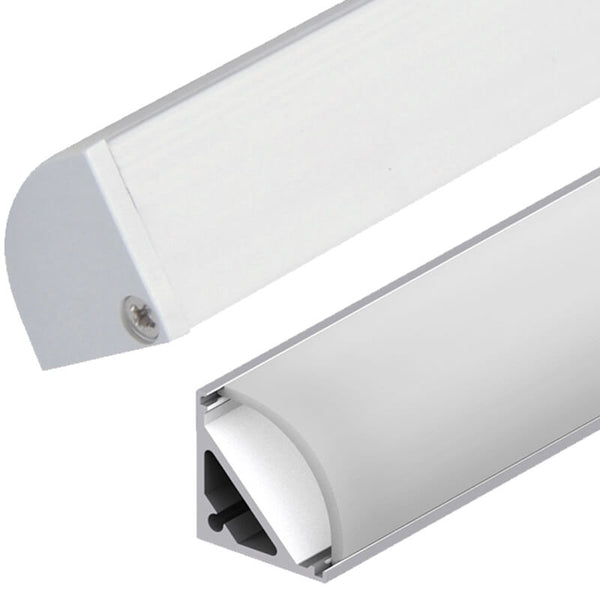 Veti 16mm Quater Round Profile with Frosted Diffusor