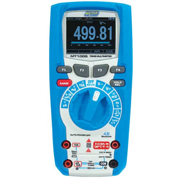 Veti 1000V AC/DC IP67 TRMS Bluetooth Multimeter CAT IV 600V