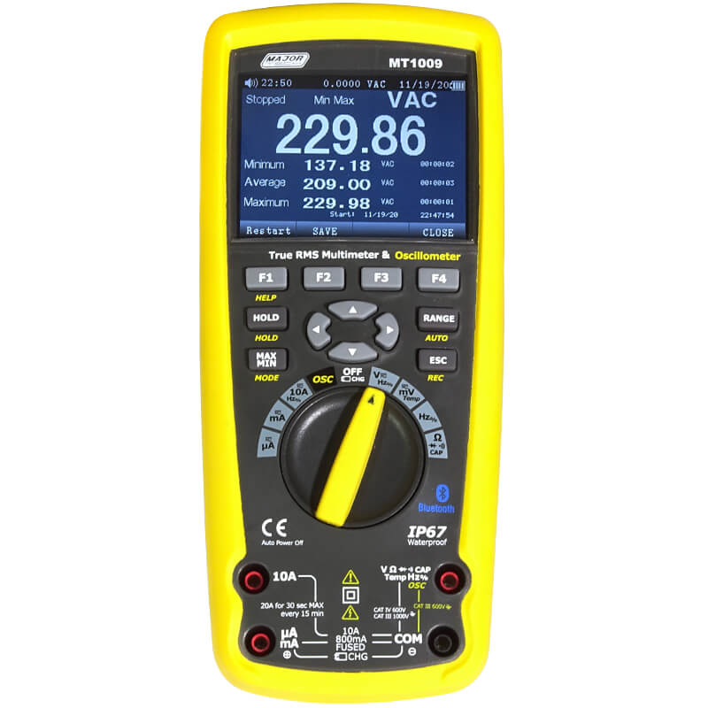Veti Bluetooth IP67 Oscilloscope & TRMS Multimeter CAT IV 600V