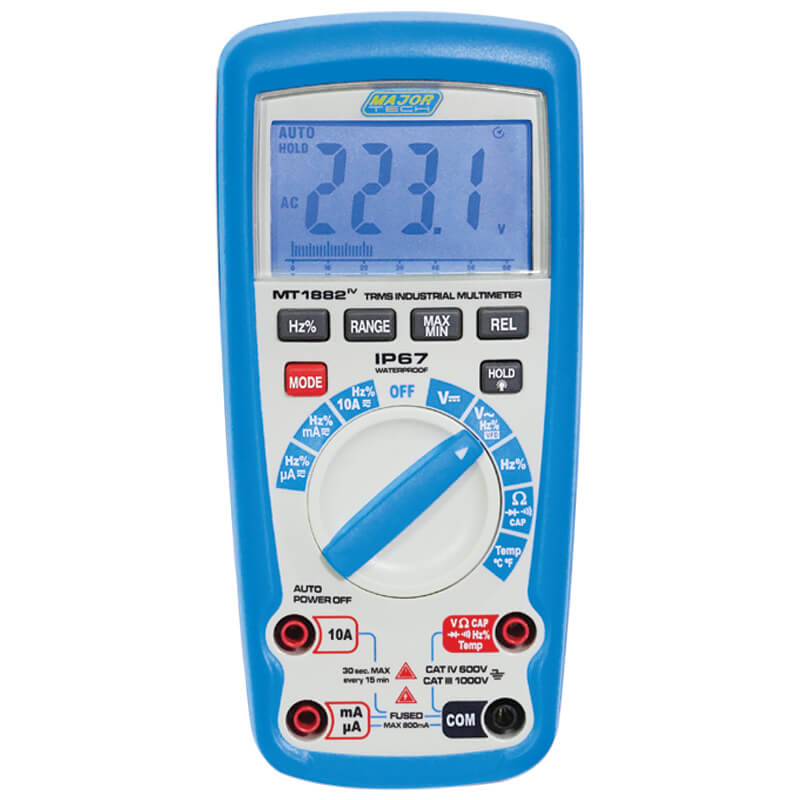 Veti 1000V AC/DC IP67 TRMS Multimeter, CAT IV 600V