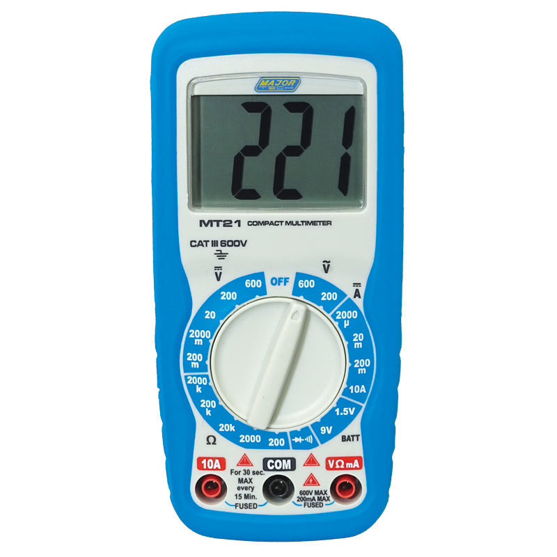 Veti 600V AC/DC Compact Multimeter, CAT III 600V
