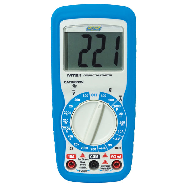 Veti 600V AC/DC Compact Multimeter, CAT III 600V