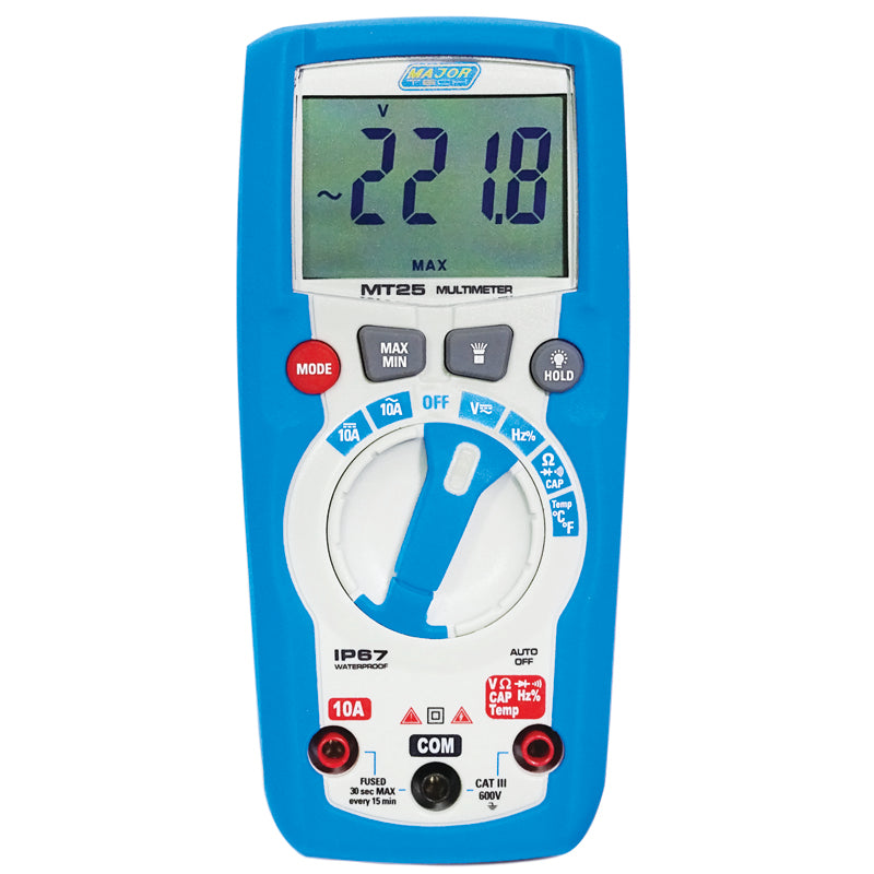 Veti 600V AC/DC IP67 Compact Multimeter, CAT III 600V