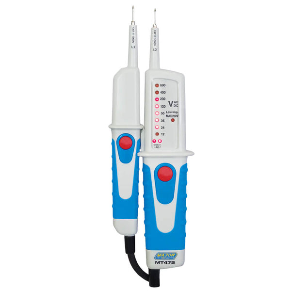 Veti 690V AC/DC LED Voltage Tester, CAT IV 600V