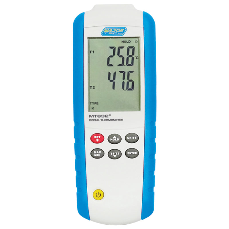 Veti Dual Input Type-K Thermometer, -200°C to 1372°C