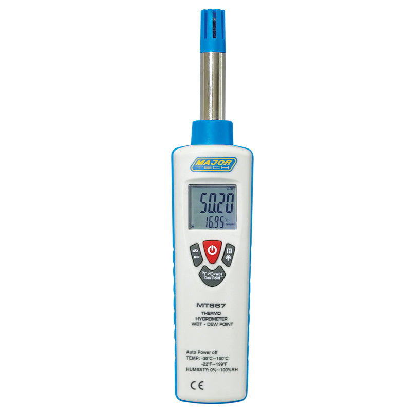 Veti Thermo-Hygrometer (-30°C to 100°C, 0 to 100% RH)