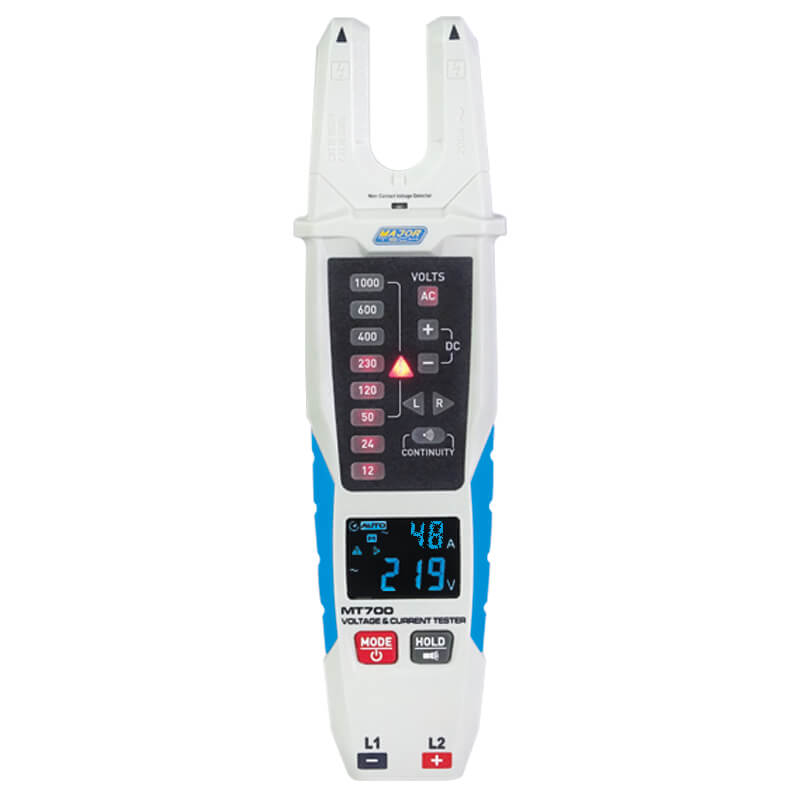 Veti 200A AC TRMS Open Jaw Clamp/Voltage, CAT IV 600V