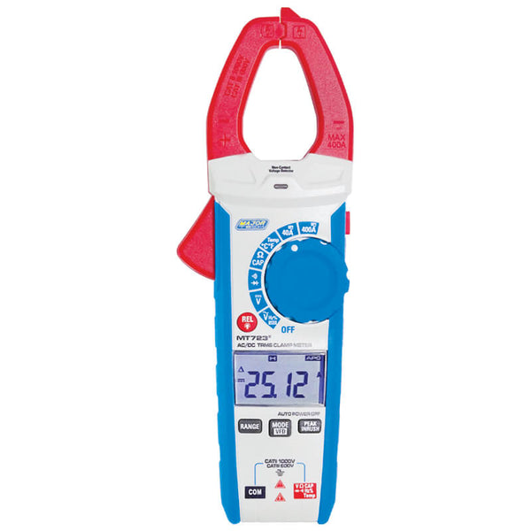 Veti 400A AC/DC TRMS Clamp Meter, CAT III 600V