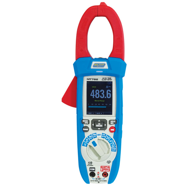 Veti 1000A AC/DC TRMS Clamp Meter, CAT IV 600V Bluetooth