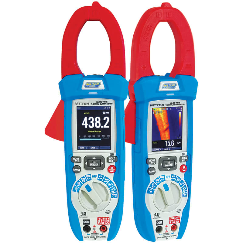 Veti 1000A AC/DC Thermal TRMS Clamp Meter, CAT IV 600VThermal Imager Bluetooth