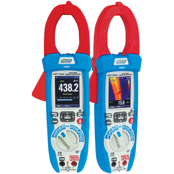 Veti 1000A AC/DC Thermal TRMS Clamp Meter, CAT IV 600VThermal Imager Bluetooth
