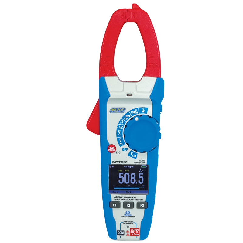 Veti 1000A AC/DC, 1500V DC H & W Analysis Clamp Meter, CAT IV 600V