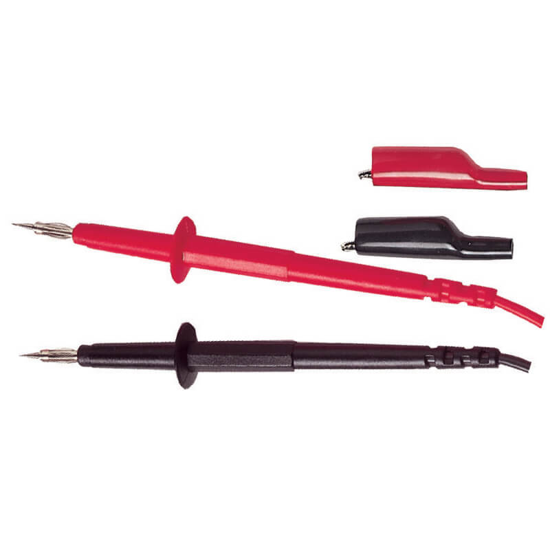 Veti Economy Test Leads (4mm Tip) with Crock Clips, CAT II 600V