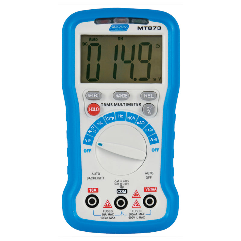 Veti 600V AC/DC TRMS Compact Multimeter, CAT III 300V