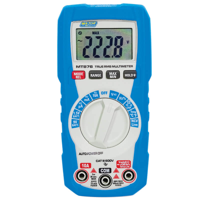 Veti 600V AC/DC TRMS Compact Multimeter, CAT III 600V