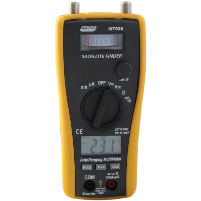 Veti 2-in-1 Satellite Finder & DMM