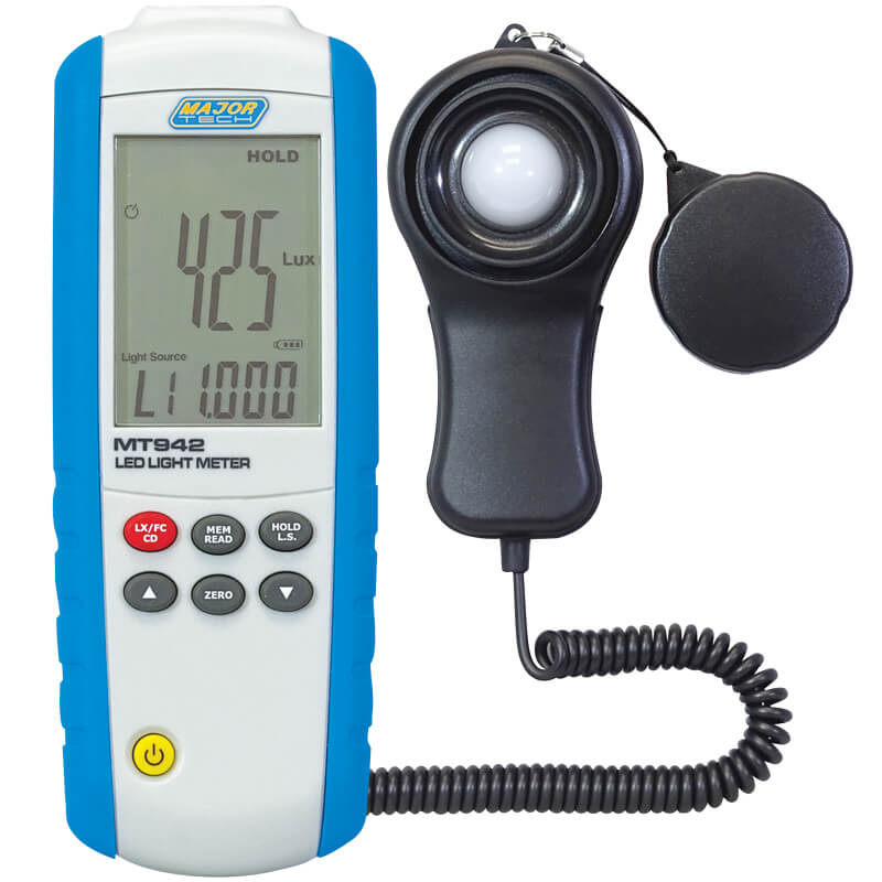 Veti LED Lux Meter, 40 Lux to 400 000 Lux