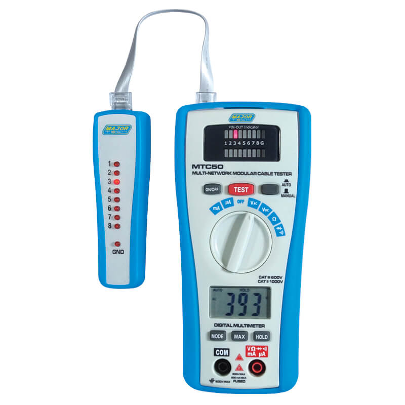 Veti 2-in-1 LAN Tester & Multimeter, CAT III 300V