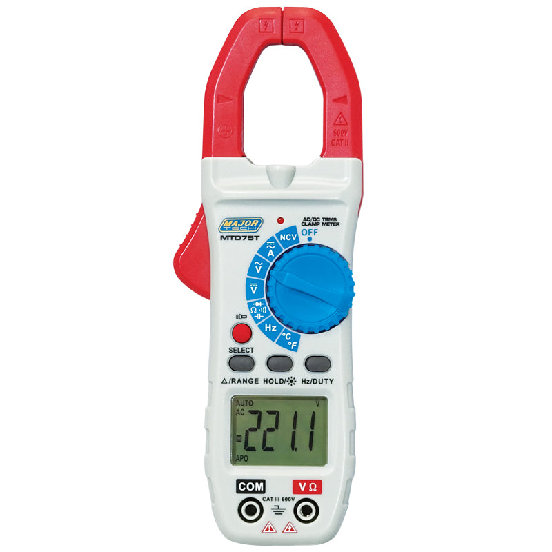Veti 800A AC/DC TRMS Clamp Meter, CAT III 600V