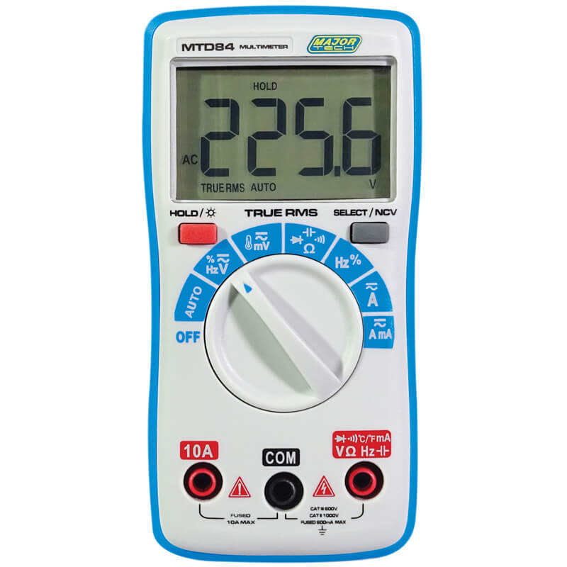 Veti 1000V DC/ 750 AC TRMS Compact Smart Multimeter, CAT III 600V