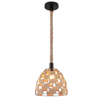 Thumbnail for Bright Star Metal & Hemp Rope 1 X ES LED Only - Superior Electrical