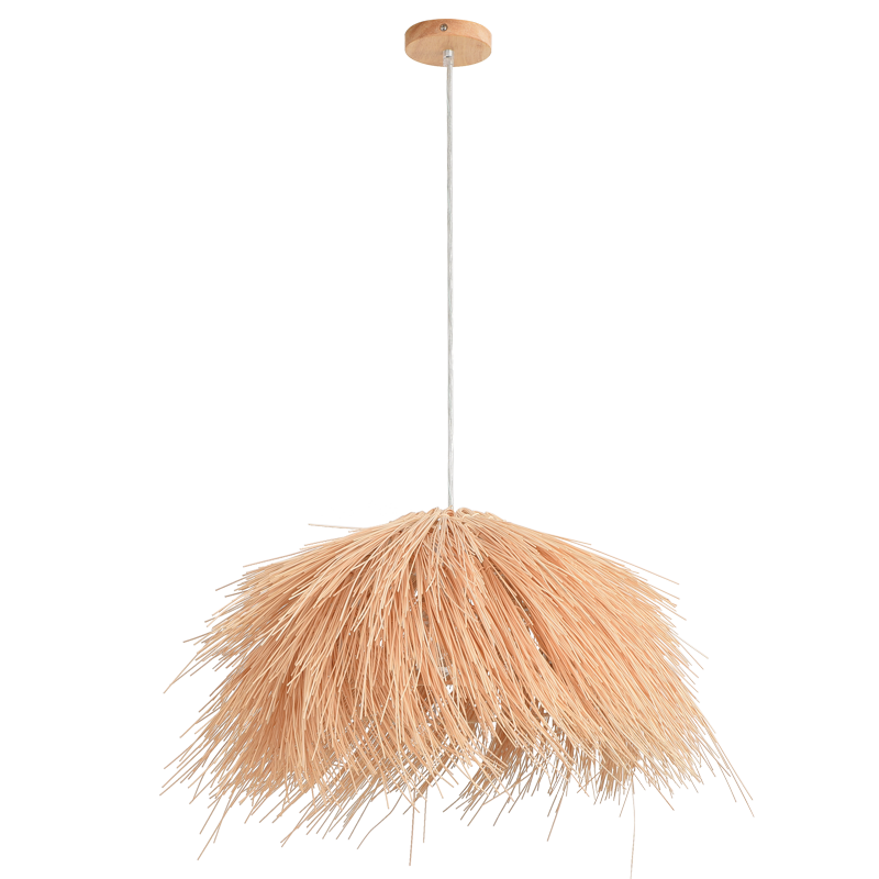 Bright Star 1X60W ES Natural Pendant