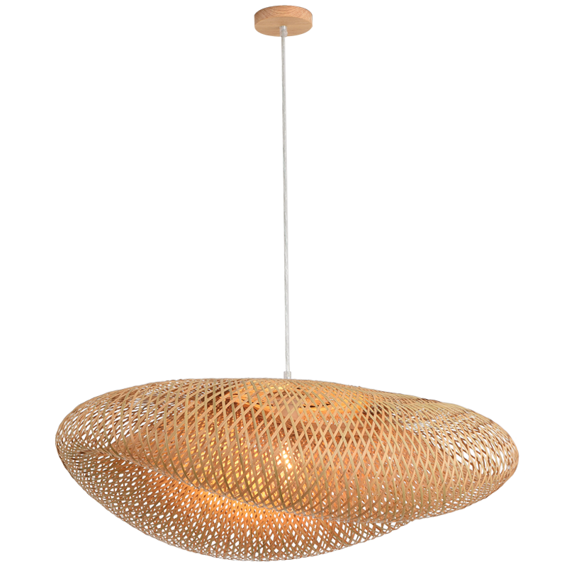 Bright Star 1X60W ES (LED Only) Rattan Pendant - Superior Electrical