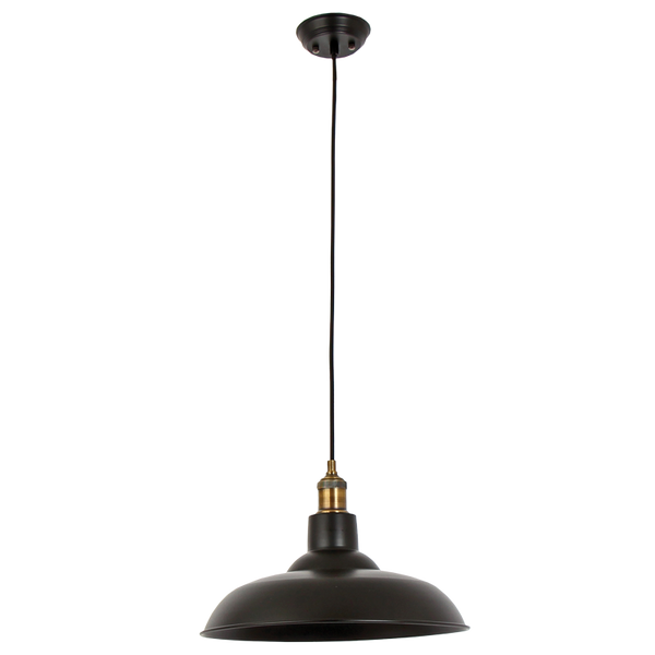 Bright Star 1 Light Black Pendant 1X60W Es 7
