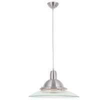 Thumbnail for Bright Star Aluminium + Clear Glass Pendant 1X60W ES - Superior Electrical