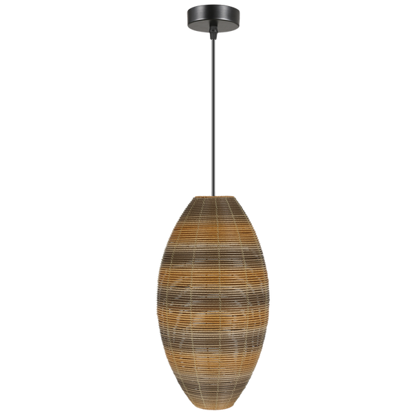 Bright Star Metal & Rattan Pendant 1X60W ES