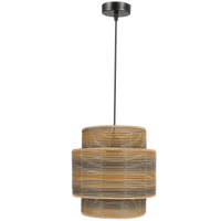 Thumbnail for Bright Star Metal & Rattan Pendant 1X60W ES - Superior Electrical