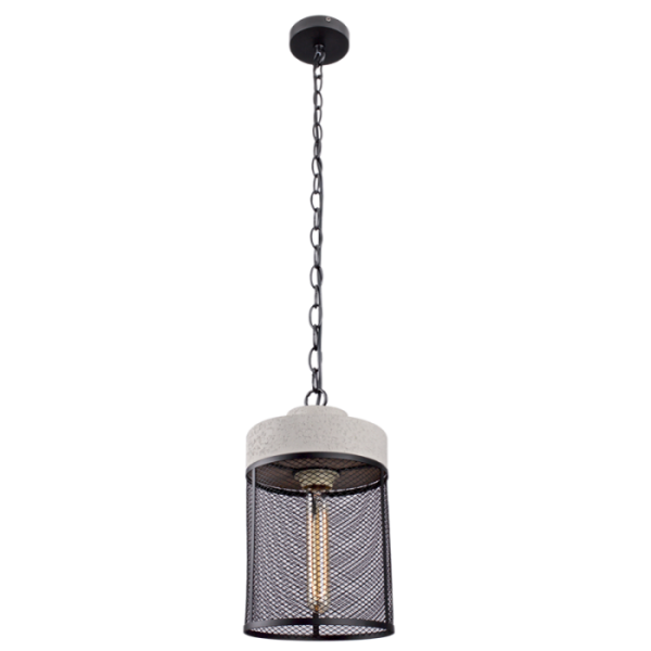 Bright Star Cement & Metal Cage Pendant 1X60W ES