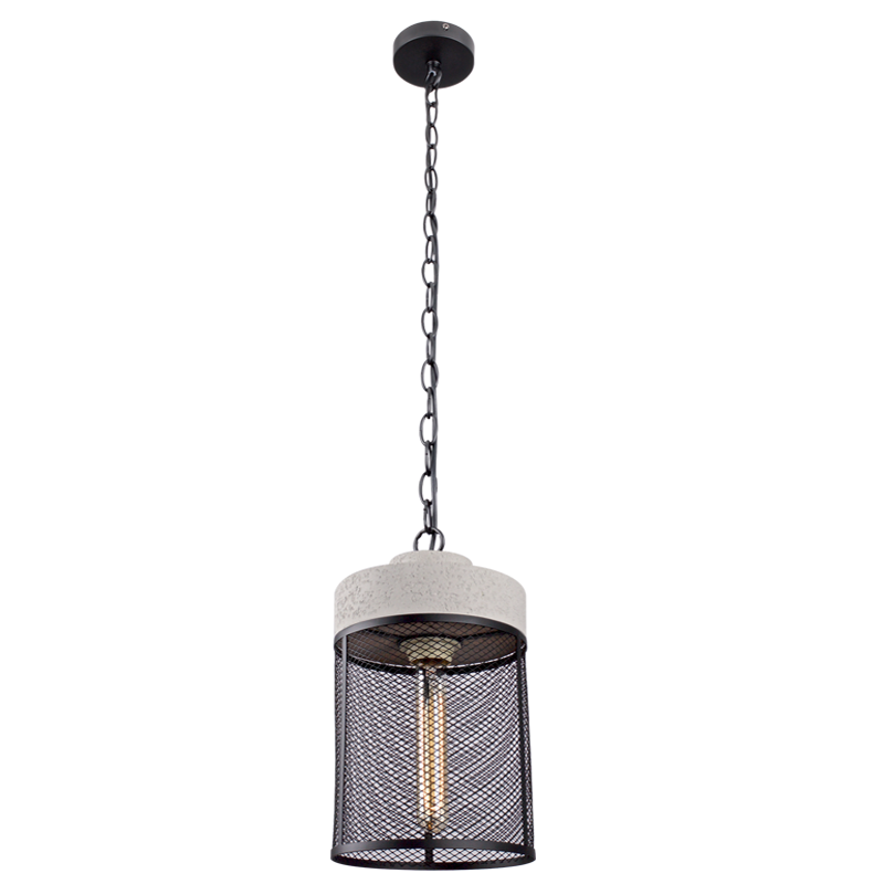 Bright Star Cement & Metal Cage Pendant 1x60W ES from Superior Electrical