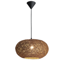 Thumbnail for Bright Star Brown Twine Pendant 1X11W ES 400Mm - Superior Electrical